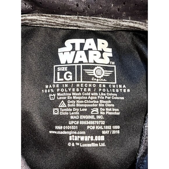 Star Wars Youth Long Sleeve Hoodie Size Large - Picture 6 of 6